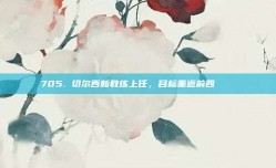 705. 切尔西新教练上任，目标重返前四 📈