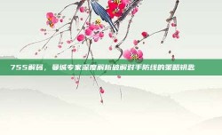 755解码，曼城专家深度解析破解对手防线的策略钥匙 🔑