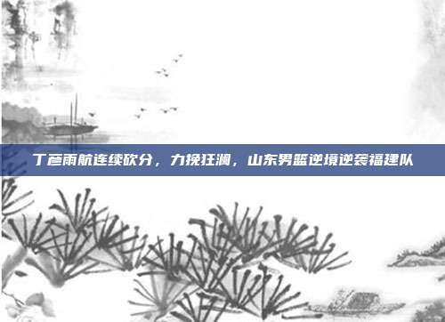 丁彦雨航连续砍分，力挽狂澜，山东男篮逆境逆袭福建队  第1张