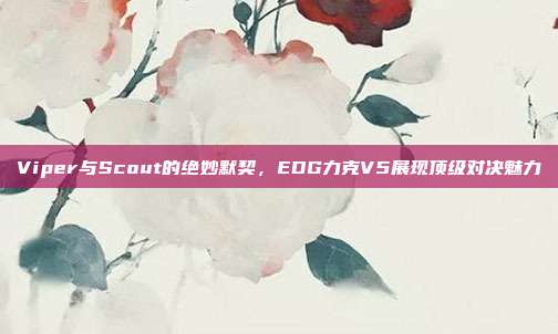 Viper与Scout的绝妙默契，EDG力克V5展现顶级对决魅力  第1张