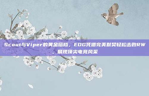 Scout与Viper的黄金搭档，EDG凭借完美默契轻松击败RW，展现顶尖电竞风采  第1张