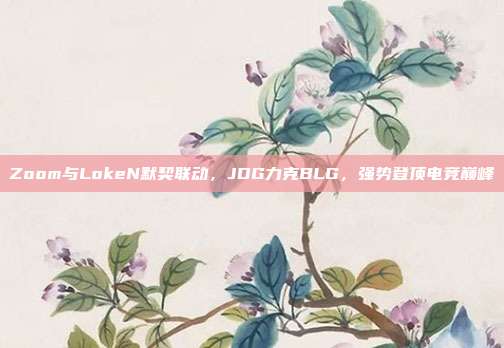 Zoom与LokeN默契联动，JDG力克BLG，强势登顶电竞巅峰  第1张